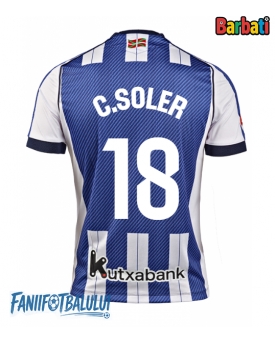 Real Sociedad Carlos Soler #18 Tricou Fotbal Replică 2025-26 Barbati Acasa